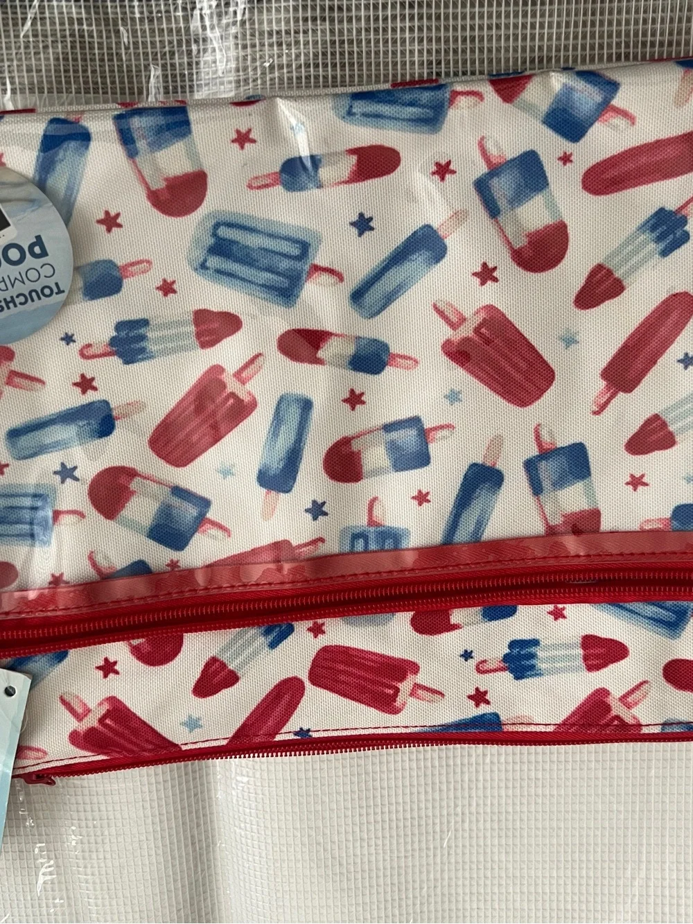 Swimsuits For All Kids Swim Sack in Pink & Blue Star Pattern water resistant